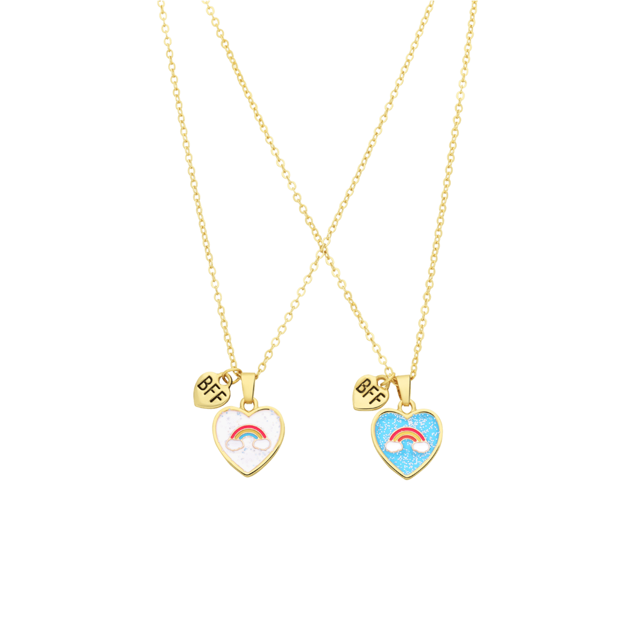 Goldenes Modeschmuckset „BFF
