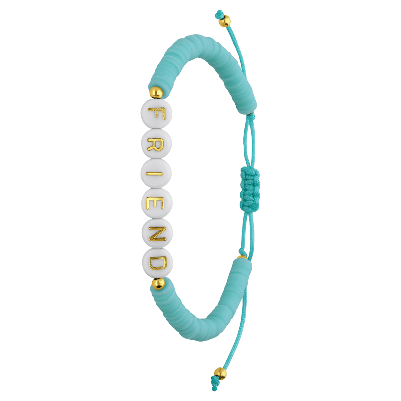 Bijoux goudkleurige kinderkralenarmband
