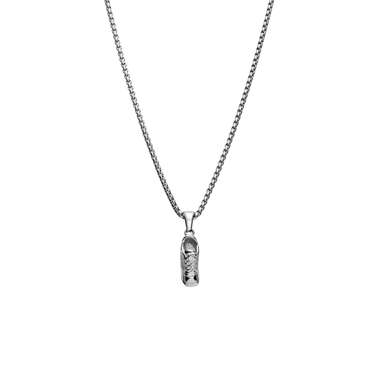 Stainless steel ketting met hanger voetbalschoen