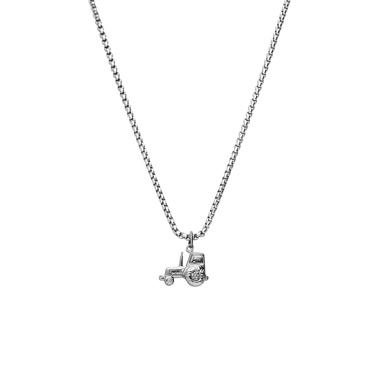Stalen ketting met hanger tractor