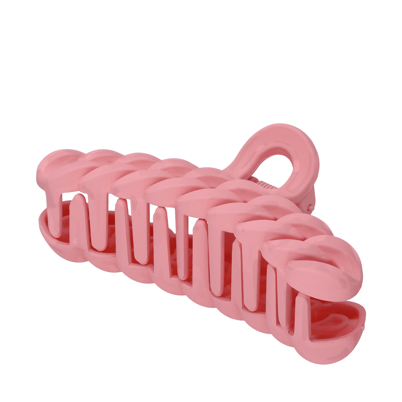 Haarklem vlecht roze