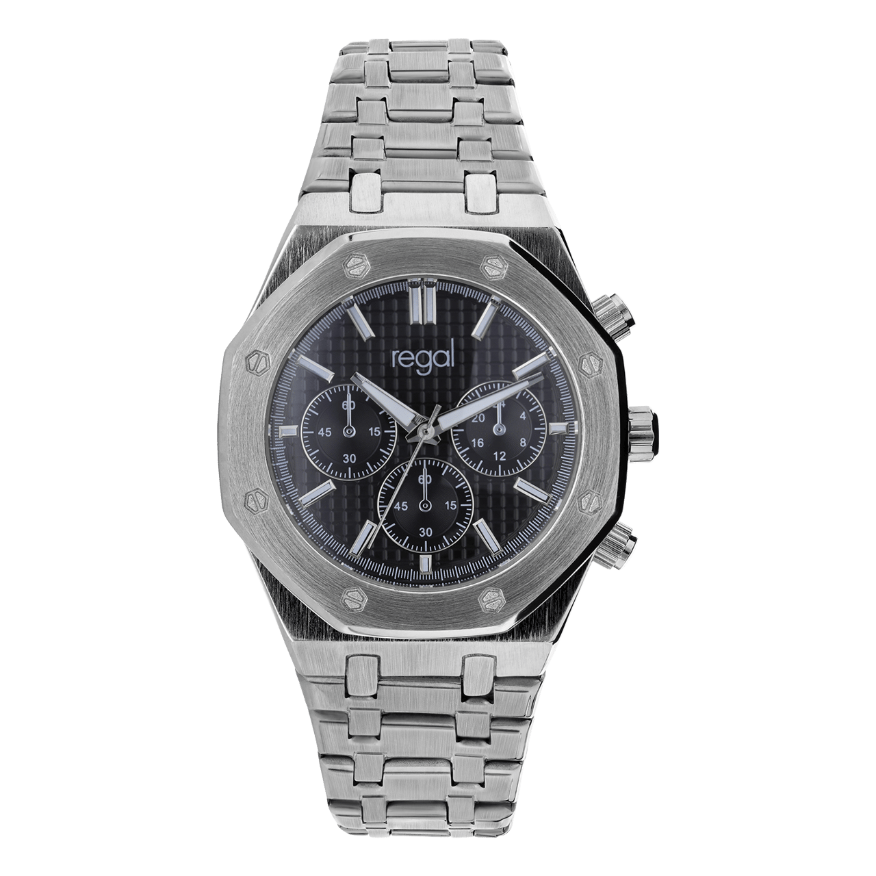 Regal heren horloge met stainless steel kast
