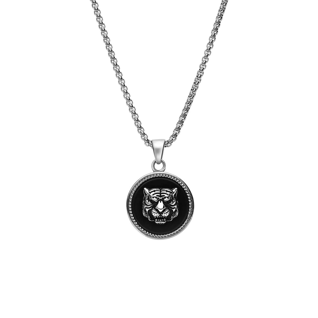 Stainless steel ketting met leeuw voor heren