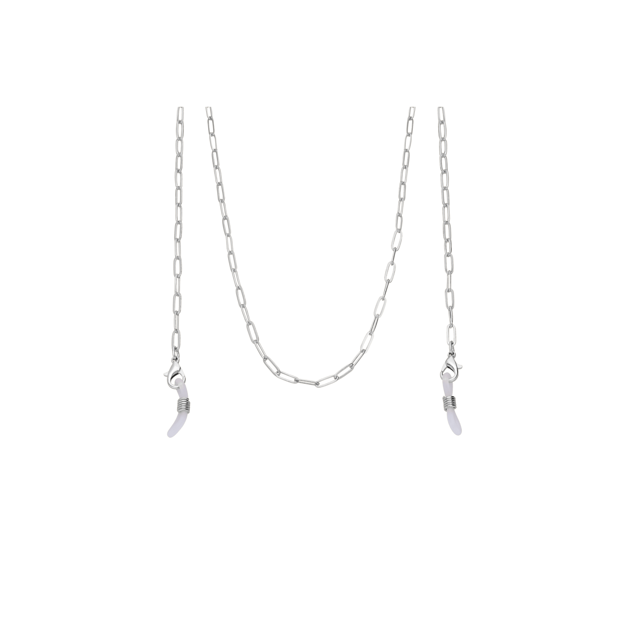 Silberne Sonnenbrillenkette, Closed-Forever-Glieder