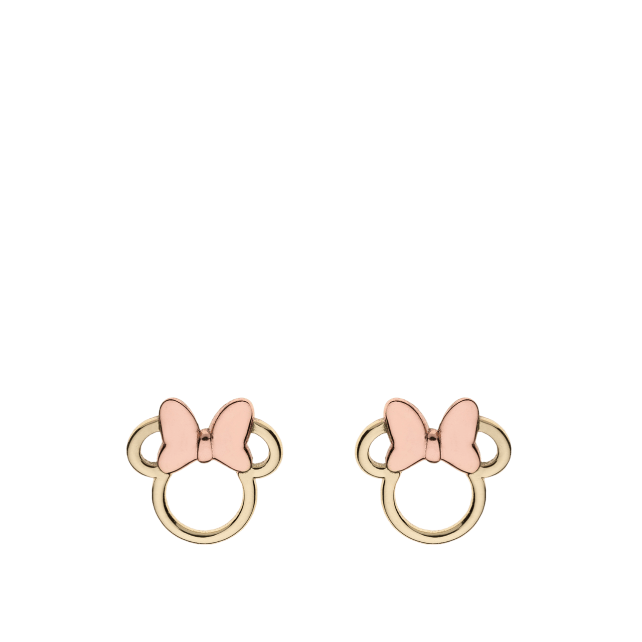 Orringe aus 375er Gold, Minnie Mouse