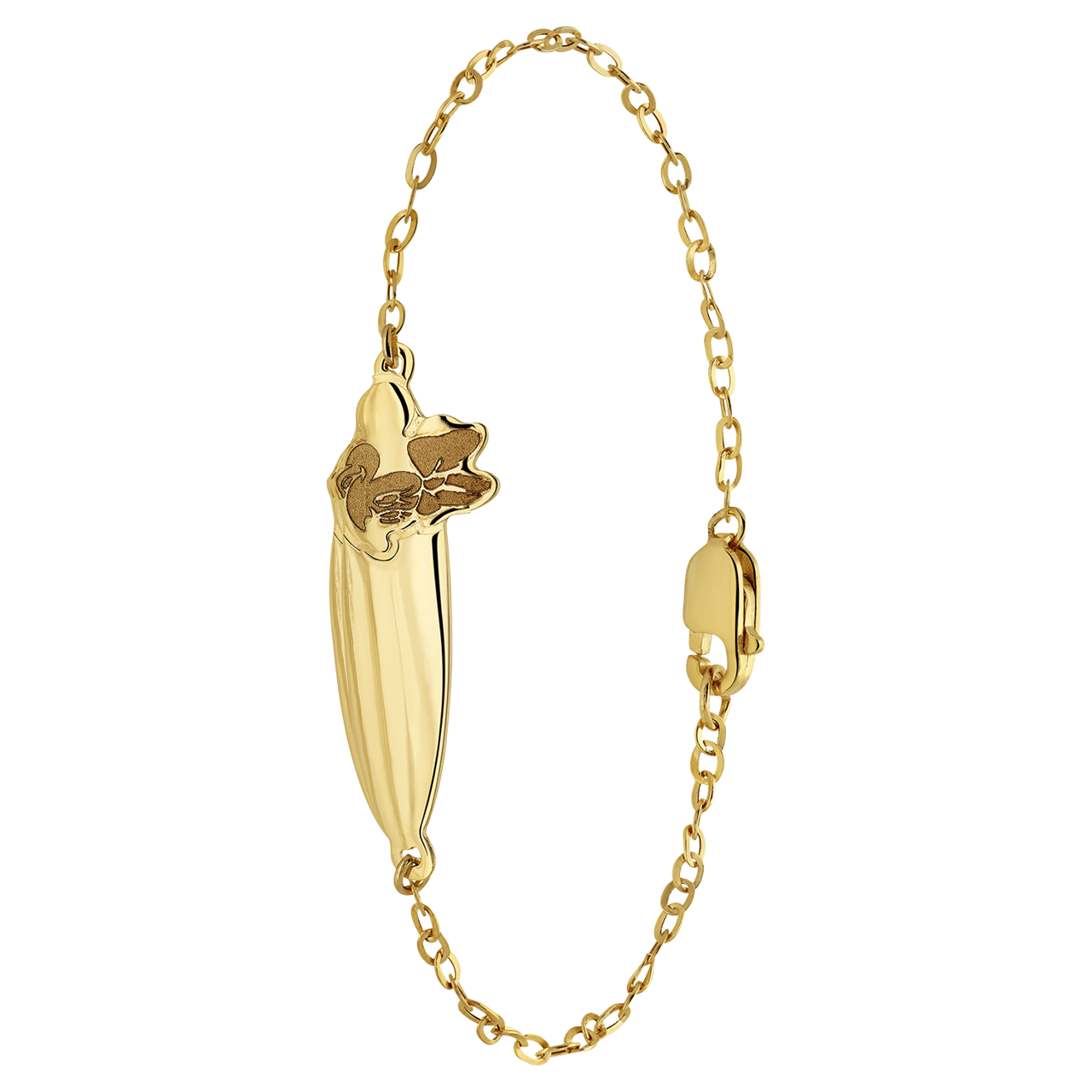 9 karaat plaatarmband Minnie Mouse