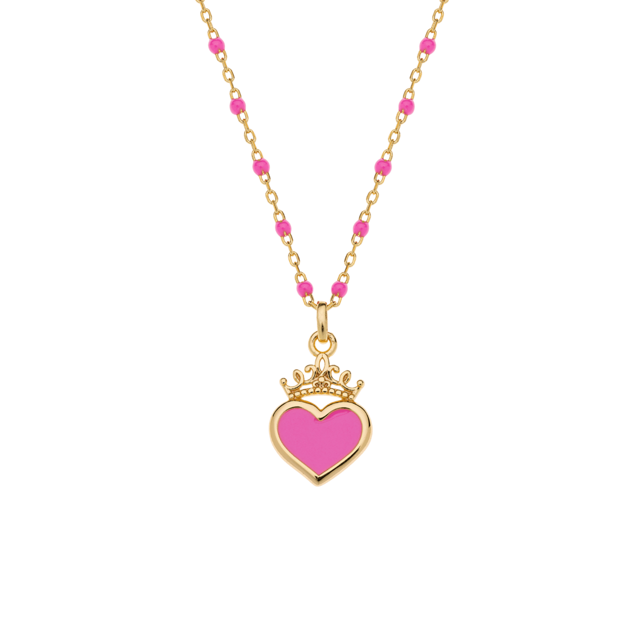 Halskette aus 925er Silber, Disney-Prinzessin, Rosa