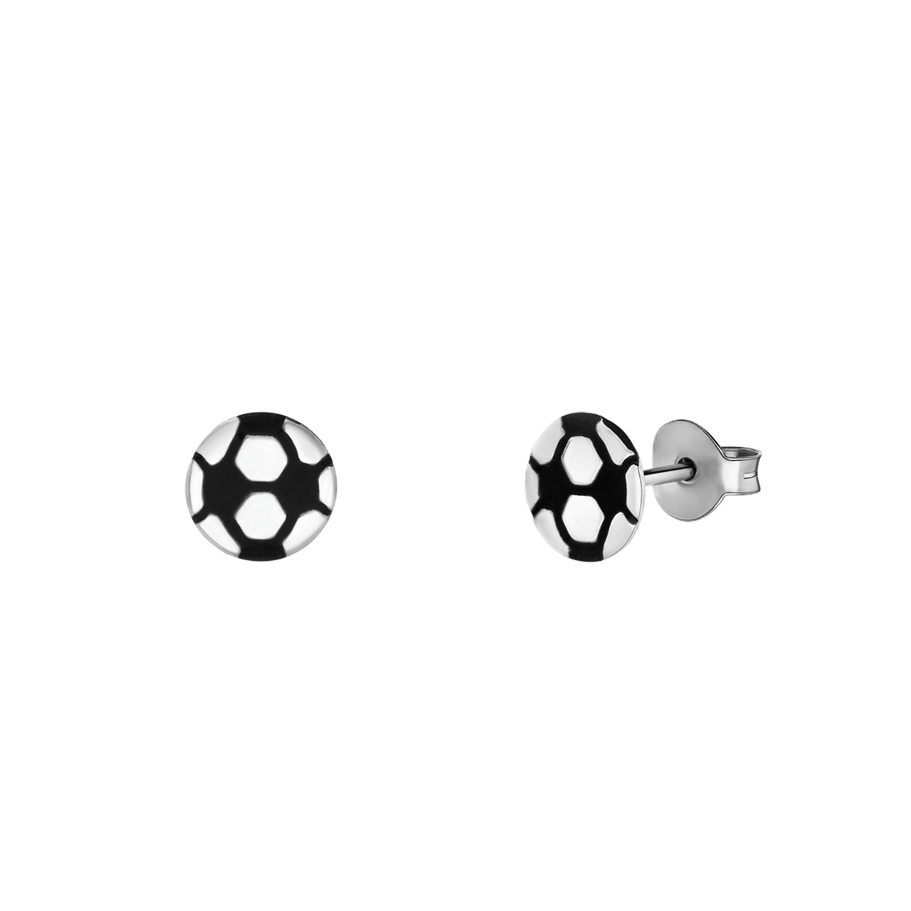 Ohrringe aus 925er Silber, Fußball