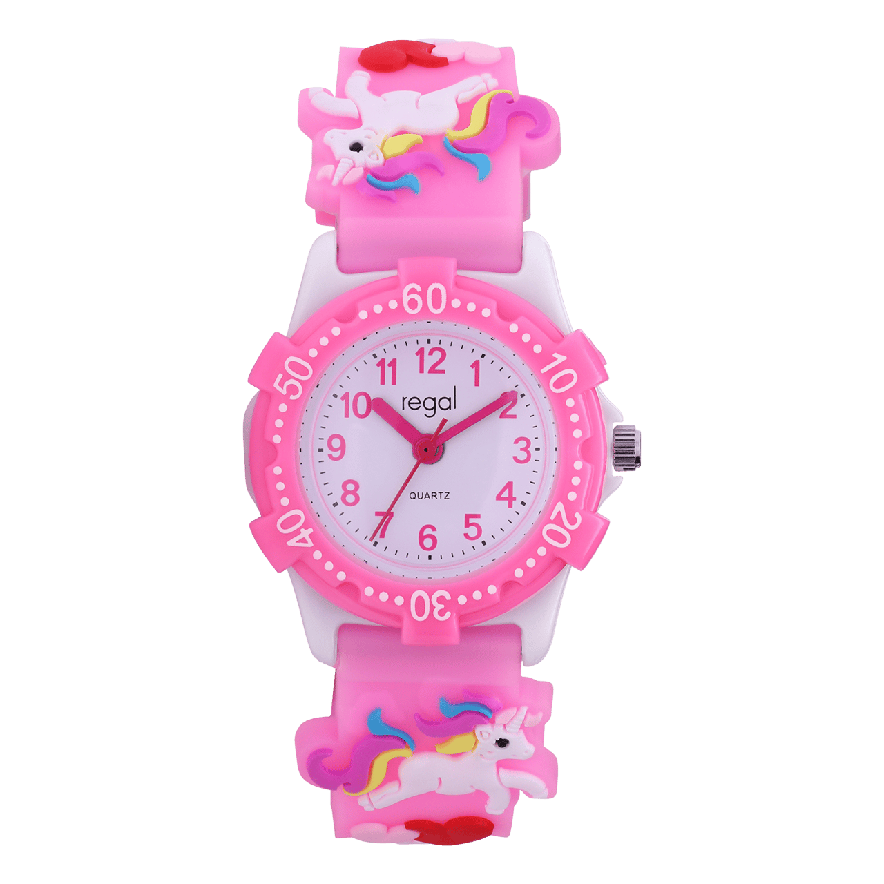 Regal Kinder-Armbanduhr mit Silikonarmband