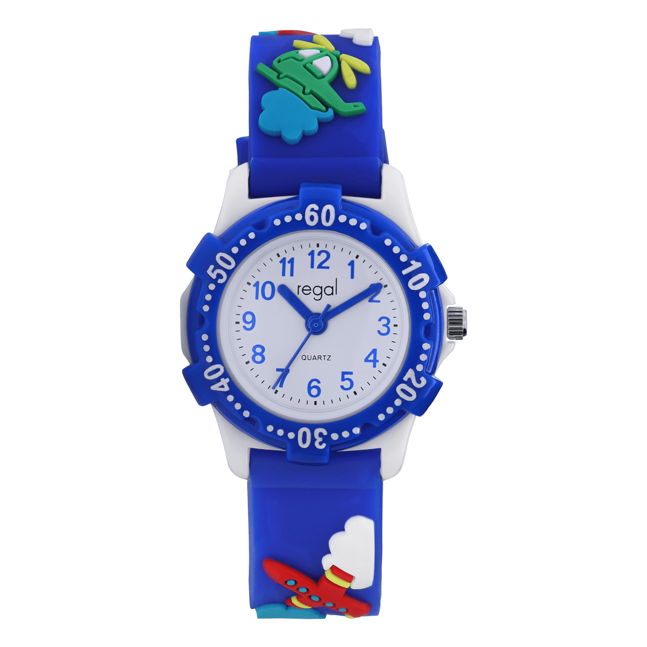 Regal Kinder-Armbanduhr mit Silikonarmband