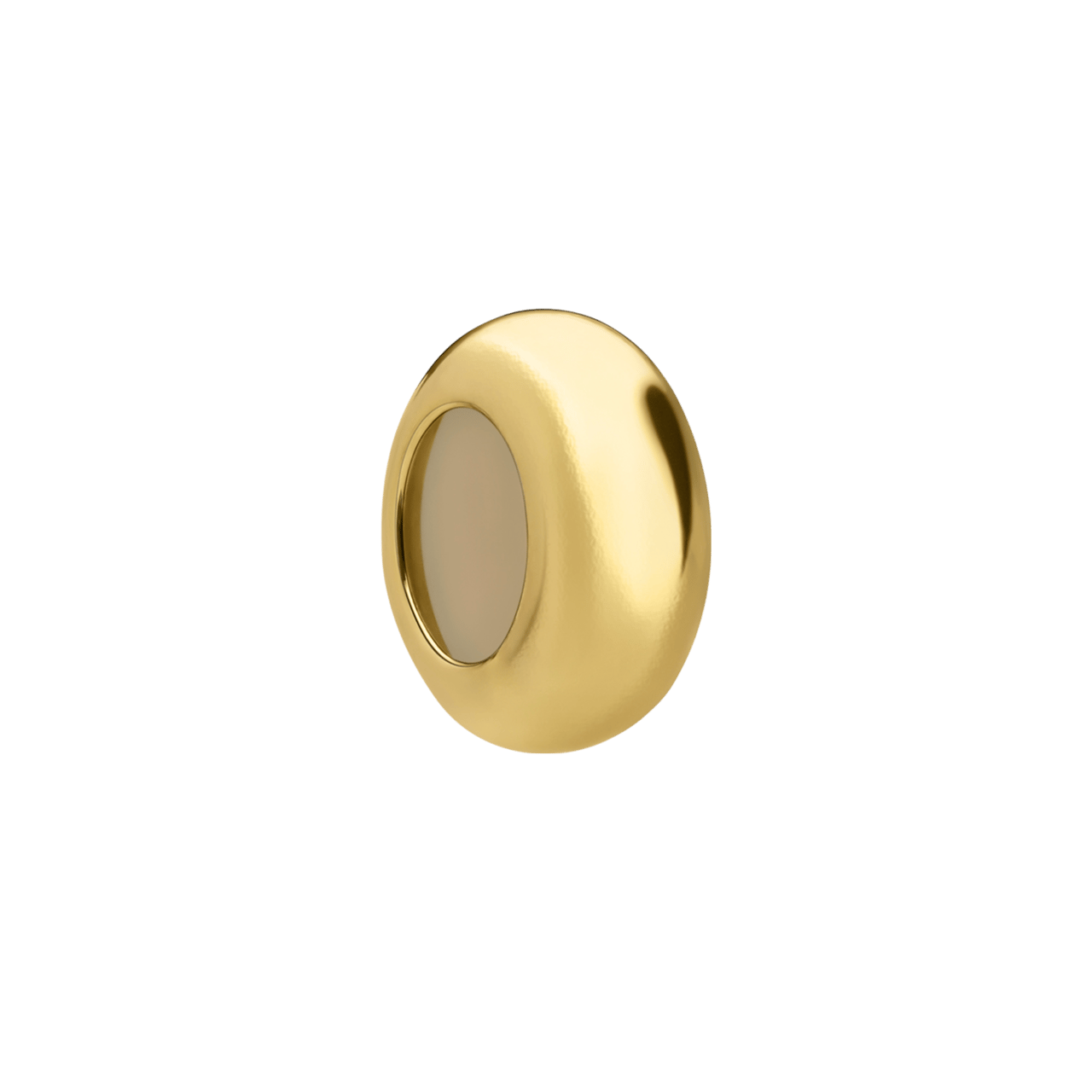 Stalen goldplated hangerslider voor dames