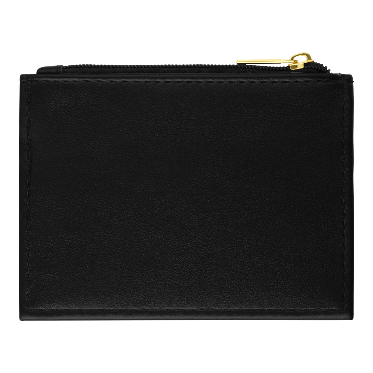 Zwarte pashouder met rits