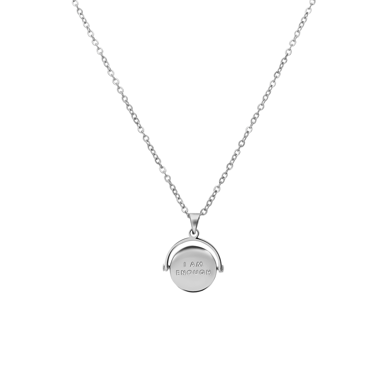 Stalen ketting met I am enough