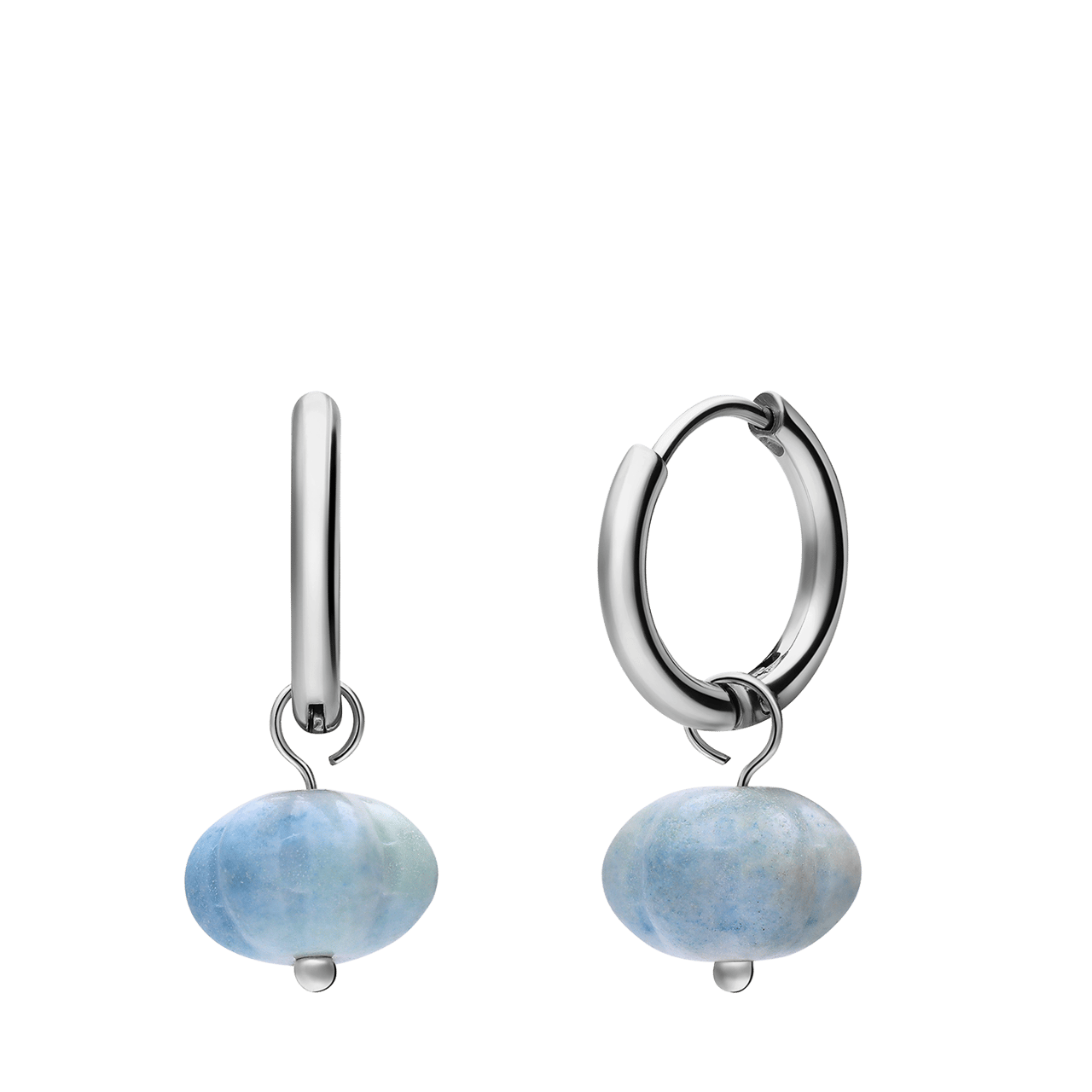 Stainless steel oorringen met pompoen voor dames