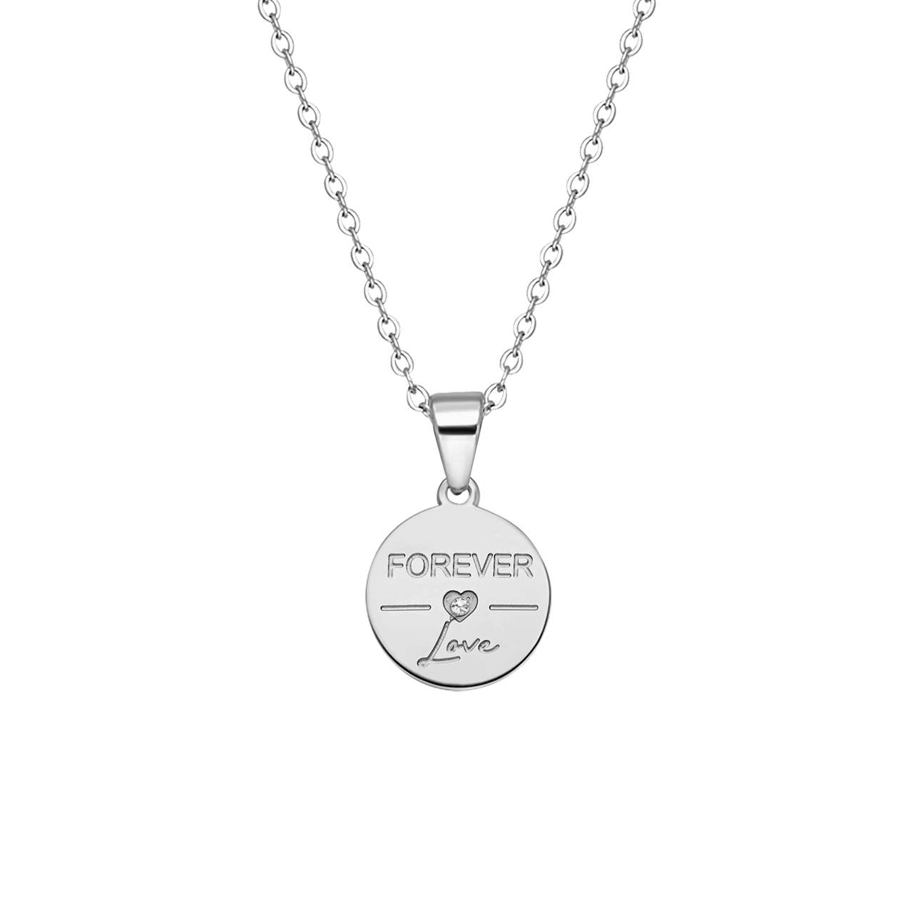 LivLiv stainless steel ketting forever love voor dames
