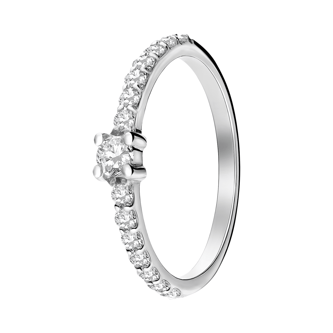 Ring aus 925er Silber mit Zirkonasteinen