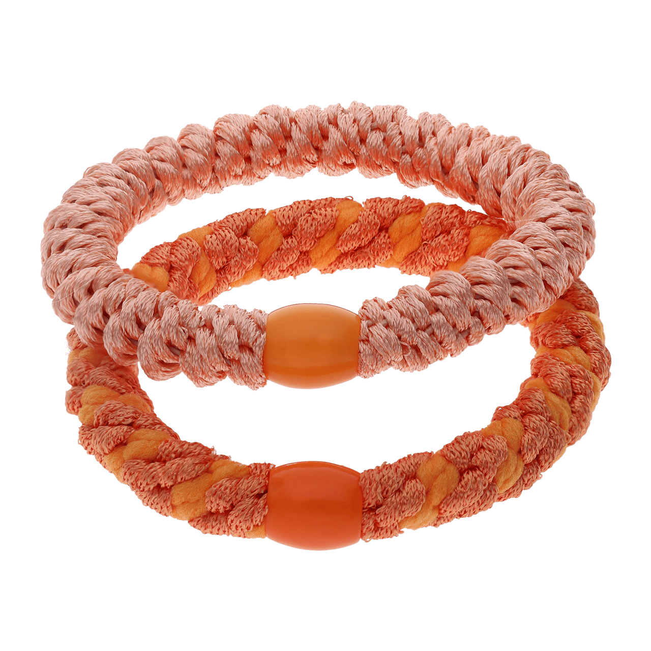 Haarelastiekje oranje set