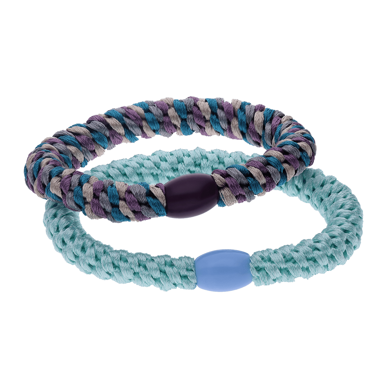 Haarelastiekje blauw mixset