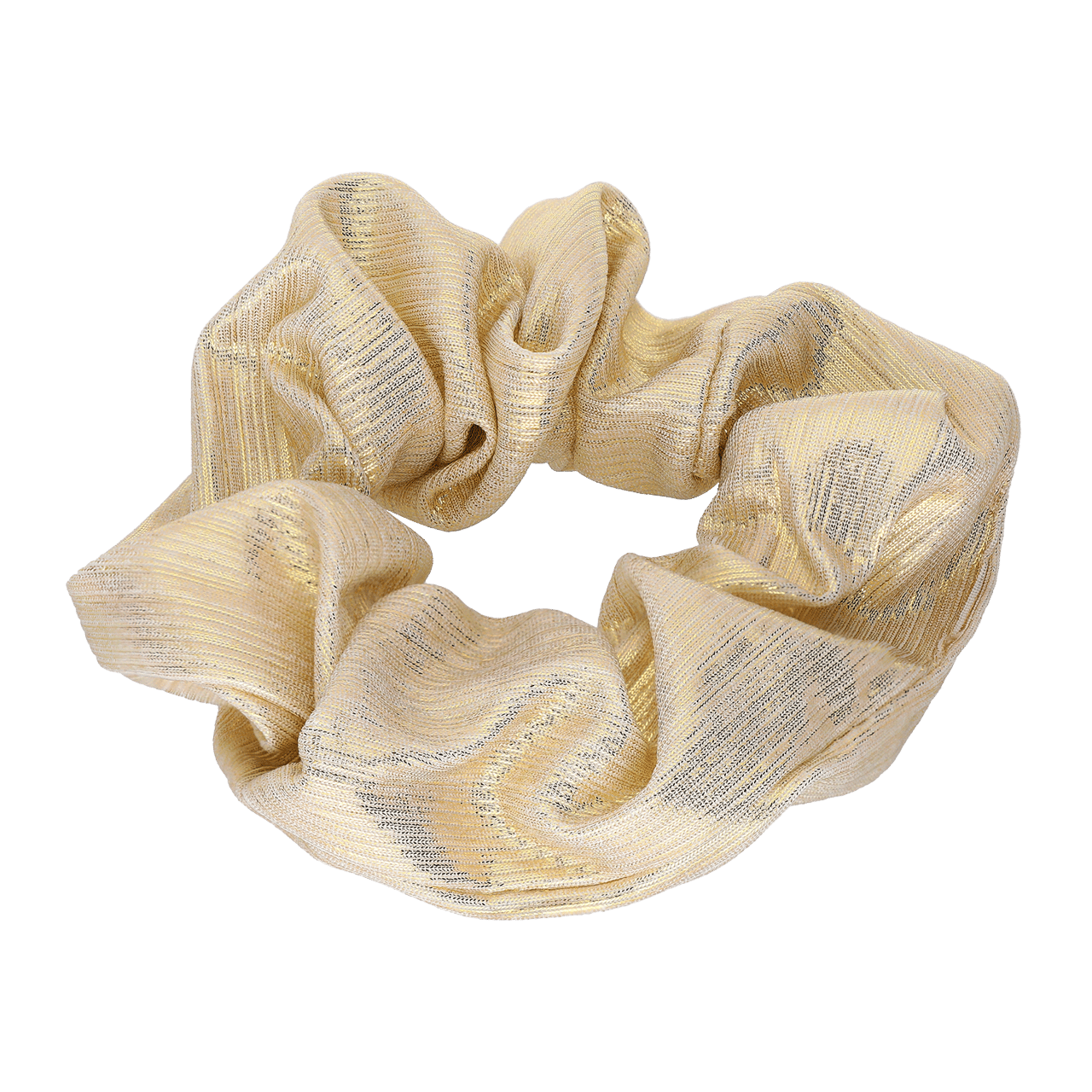 Goudkleurige glitter scrunchie