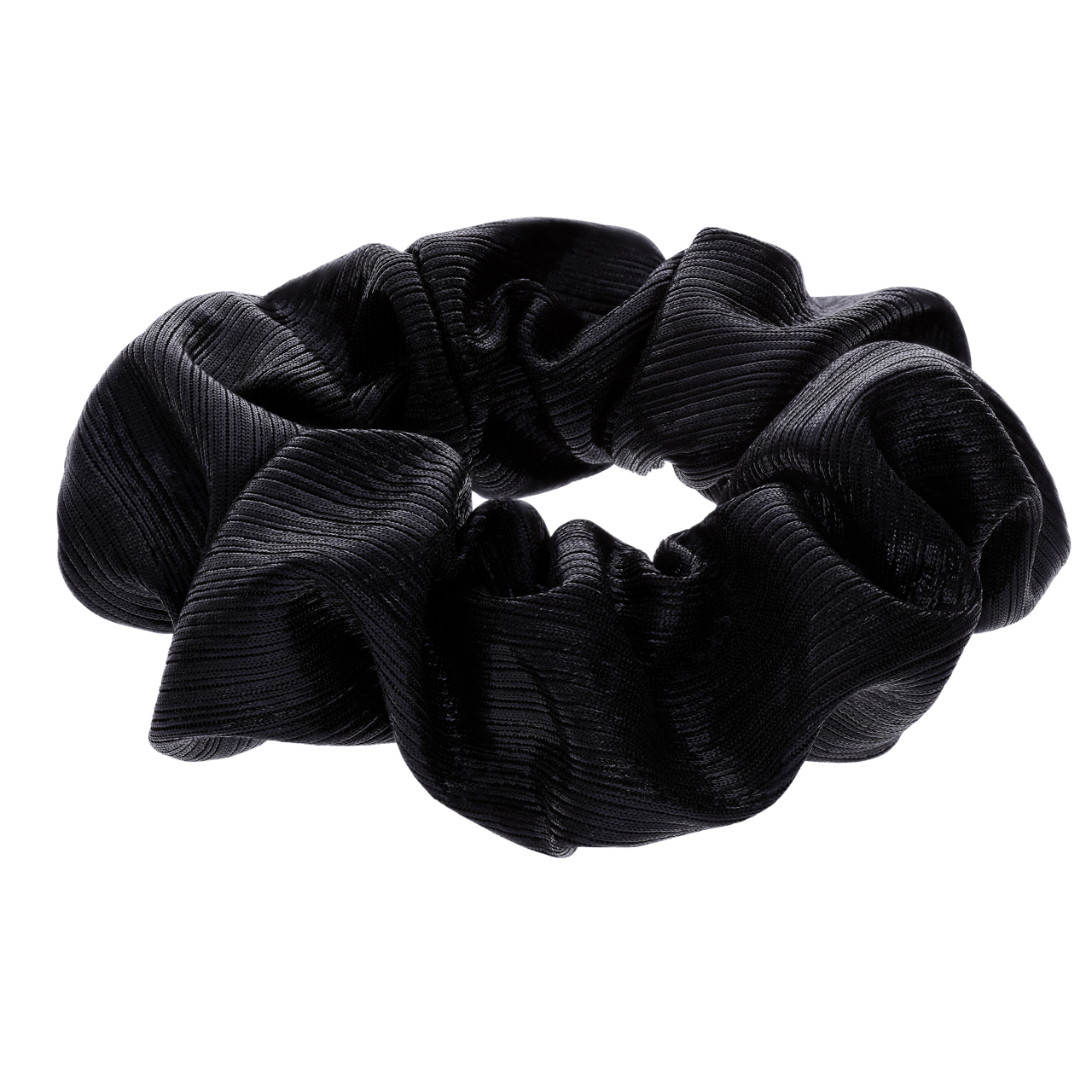 Zwart glitter scrunchie