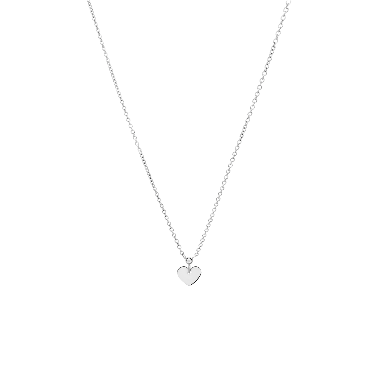 Myla stainless steel ketting met hart voor dames