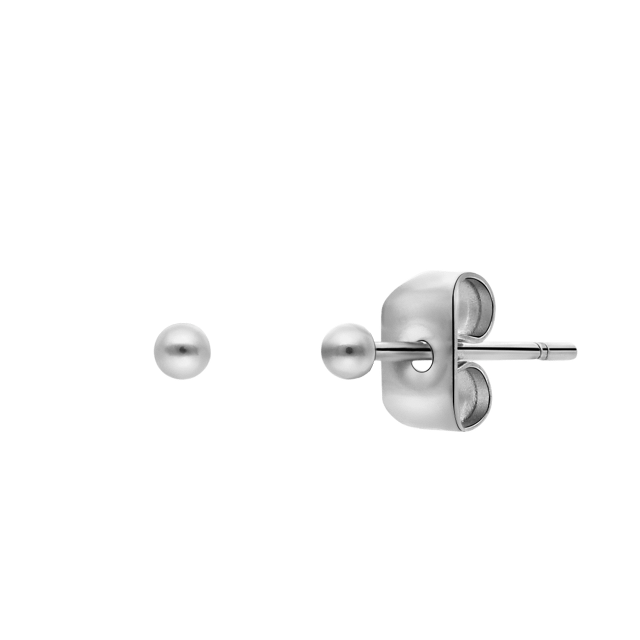 Stainless steel oorknoppen 2mm