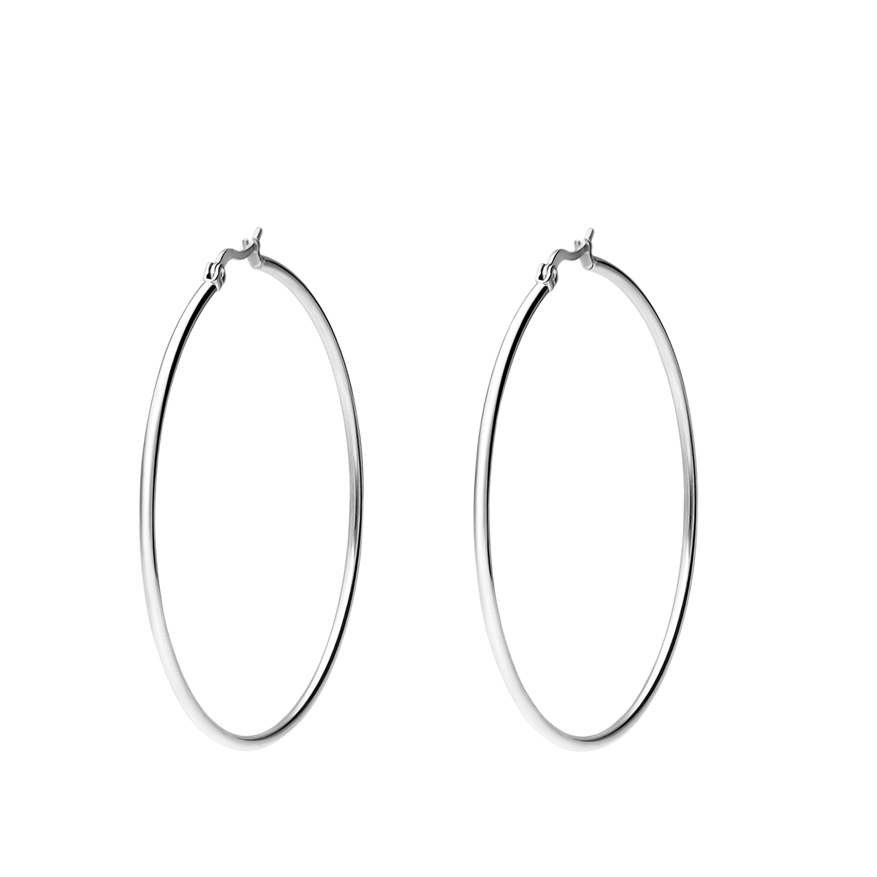 Ohrringe aus Edelstahl, 55 mm