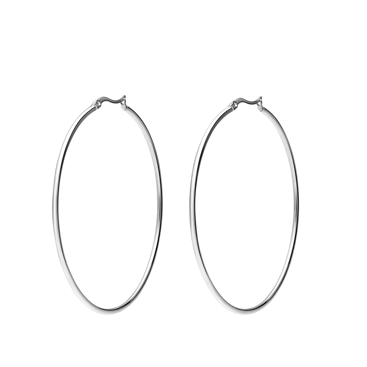 Ohrringe aus Edelstahl, 65 mm