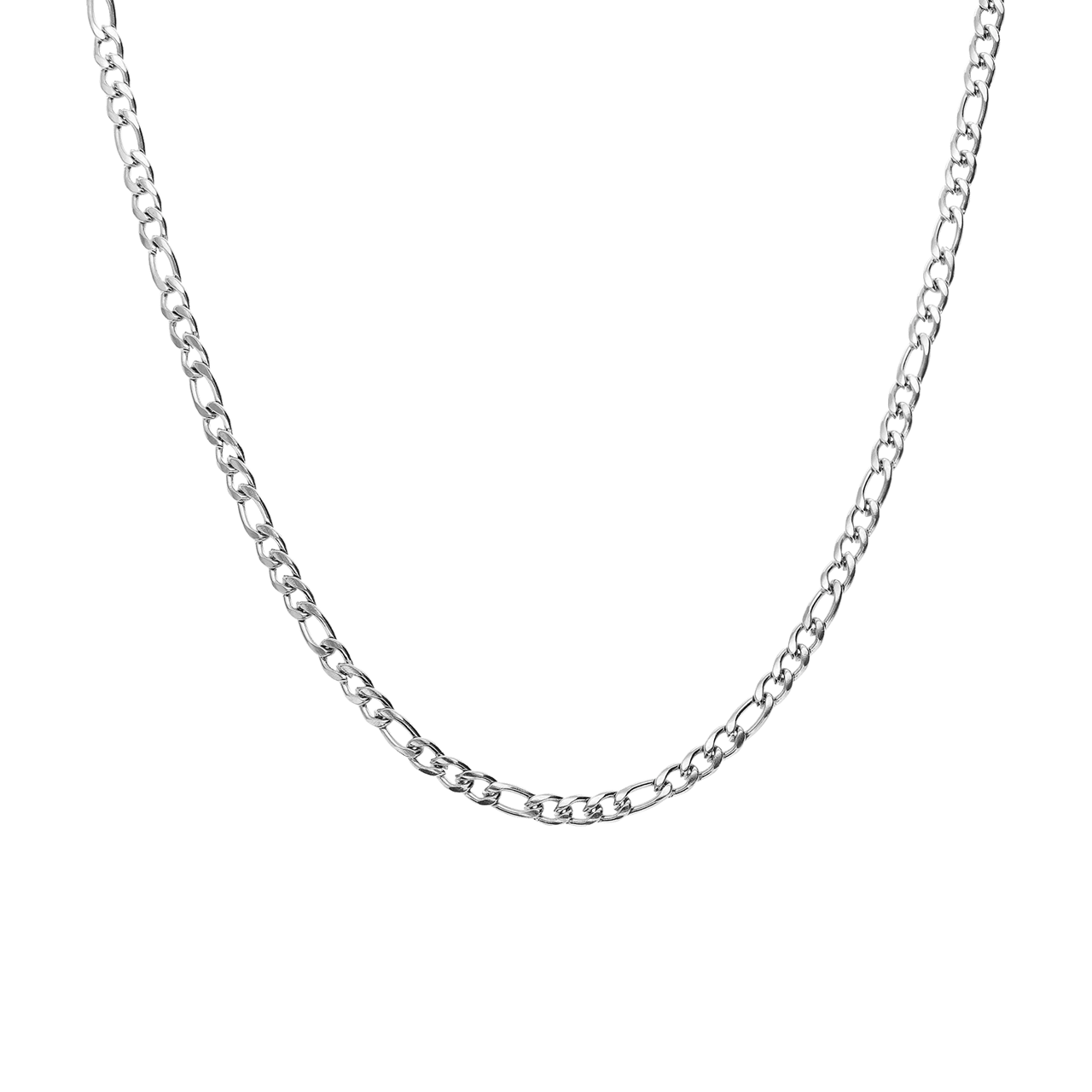 Stalen ketting figaro 3mm
