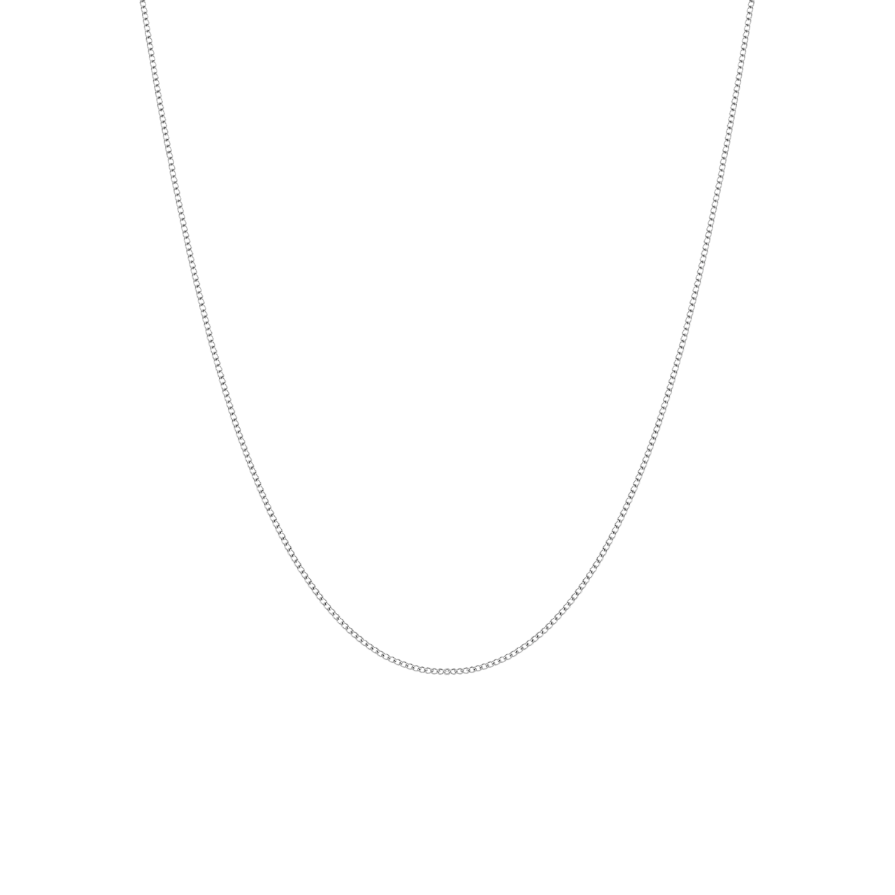 Stainless steel schakelketting 1mm voor dames