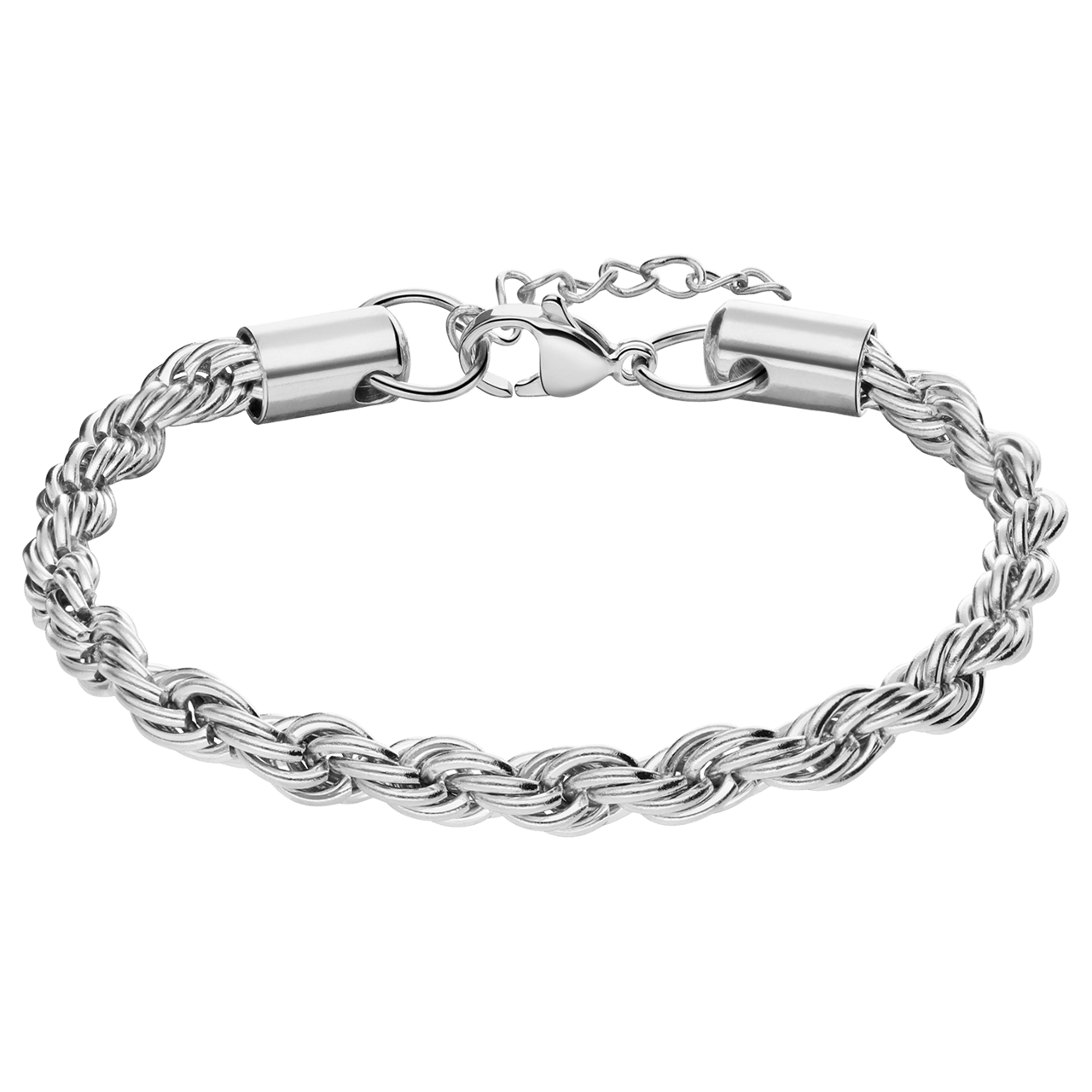 Stalen armband koord 5mm