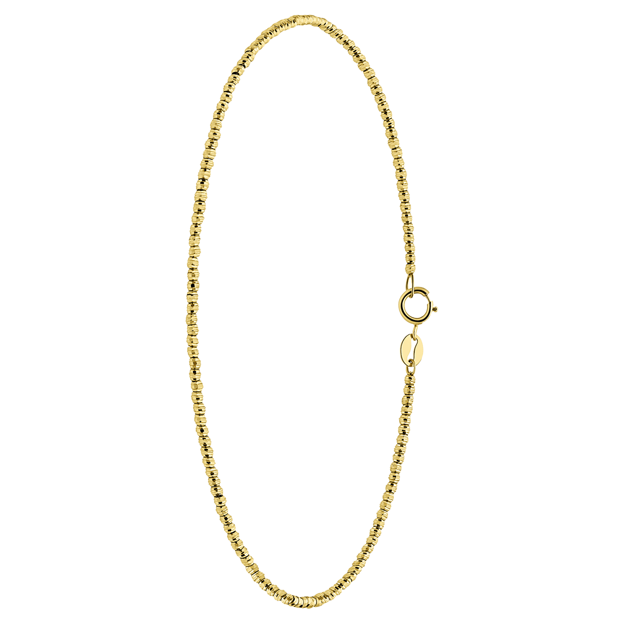 Armband aus 14 Karat Gelbgold mit Diamantschliff