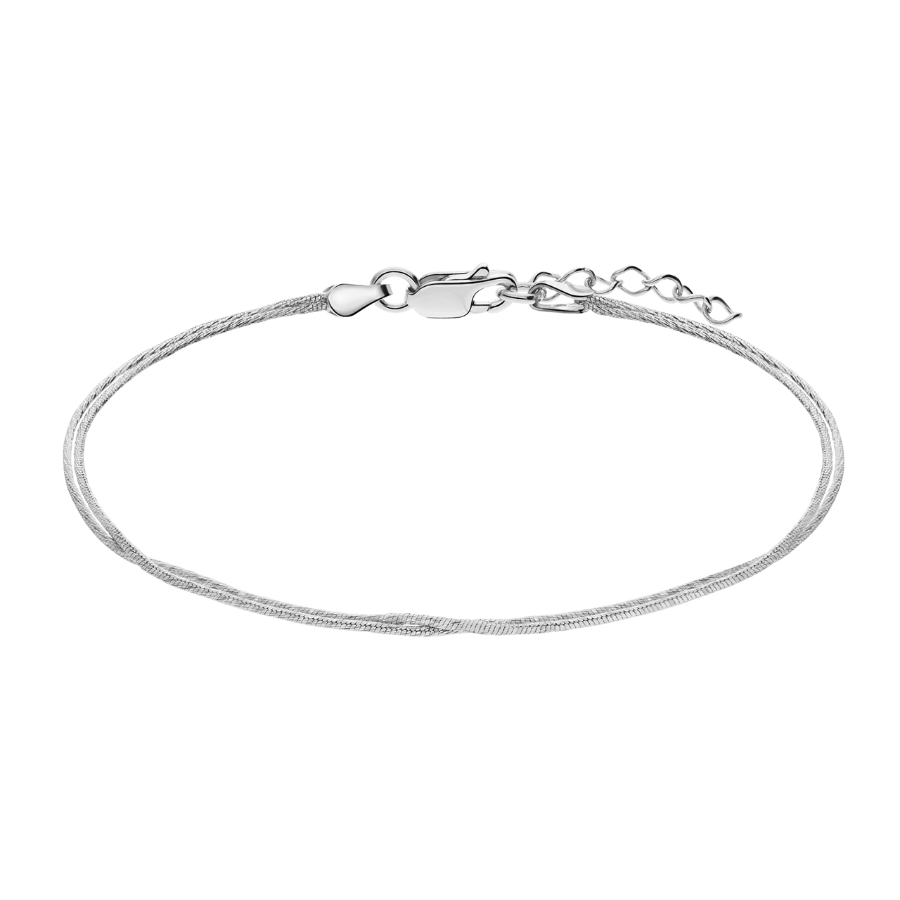 Armband aus 925er Silber, doppelreihig