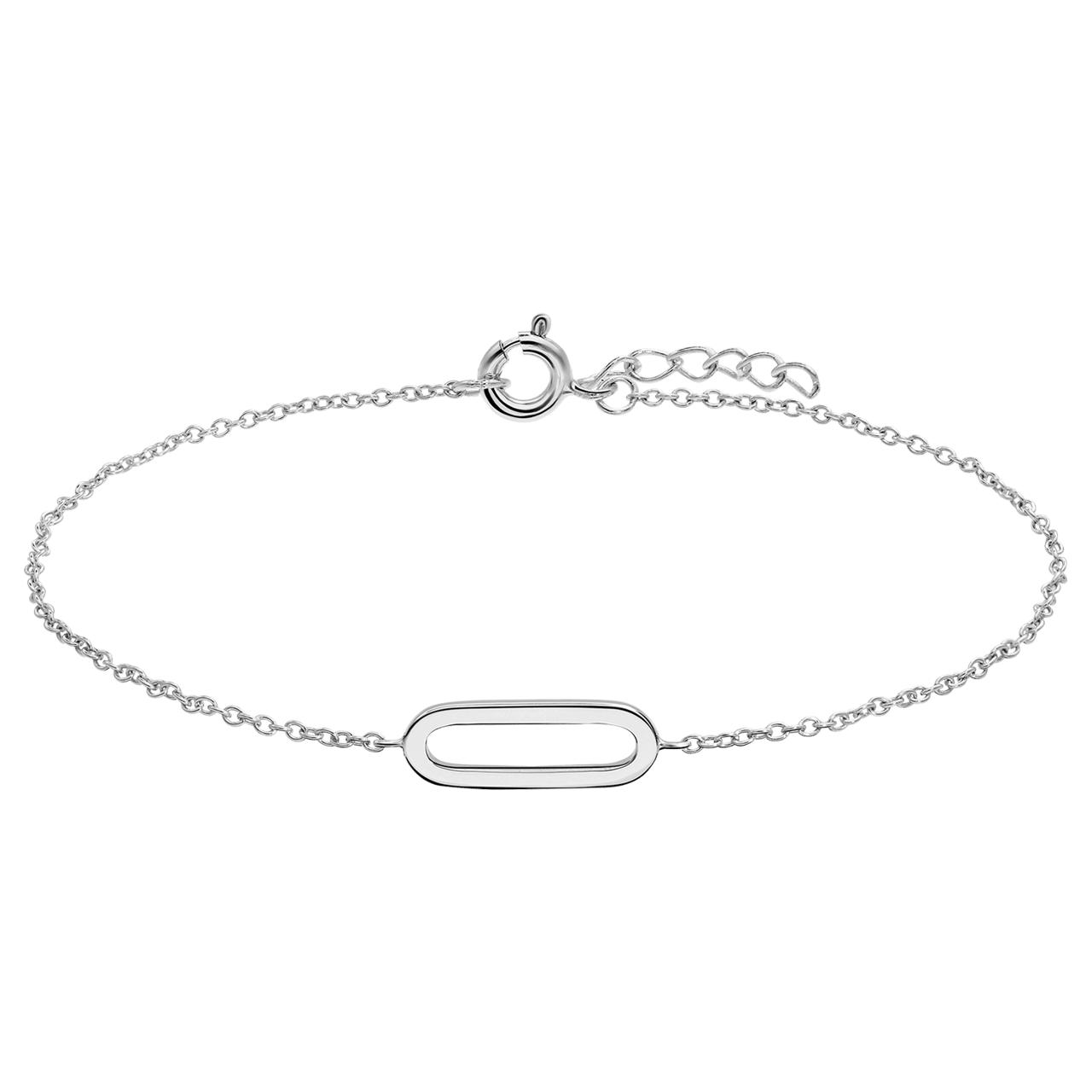 Armband, 925 Silber, Anhänger, oval