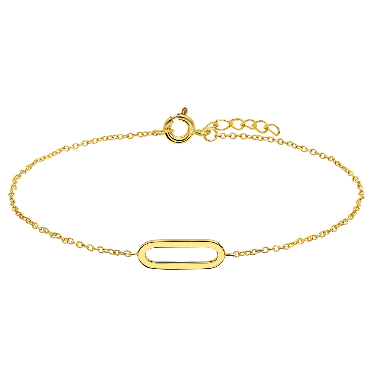 Zilveren goldplated armband voor dames