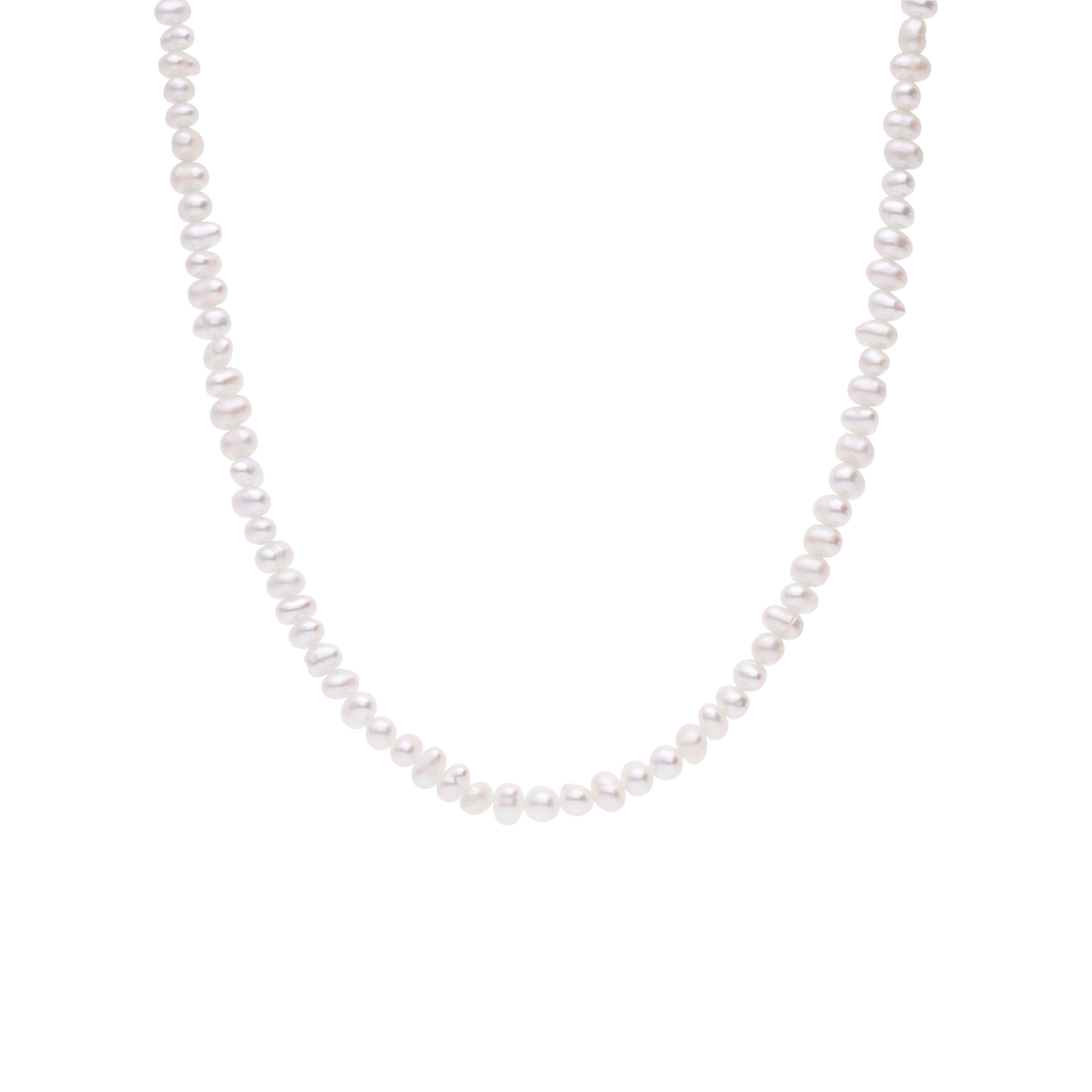 Zilveren parelketting met parel voor dames