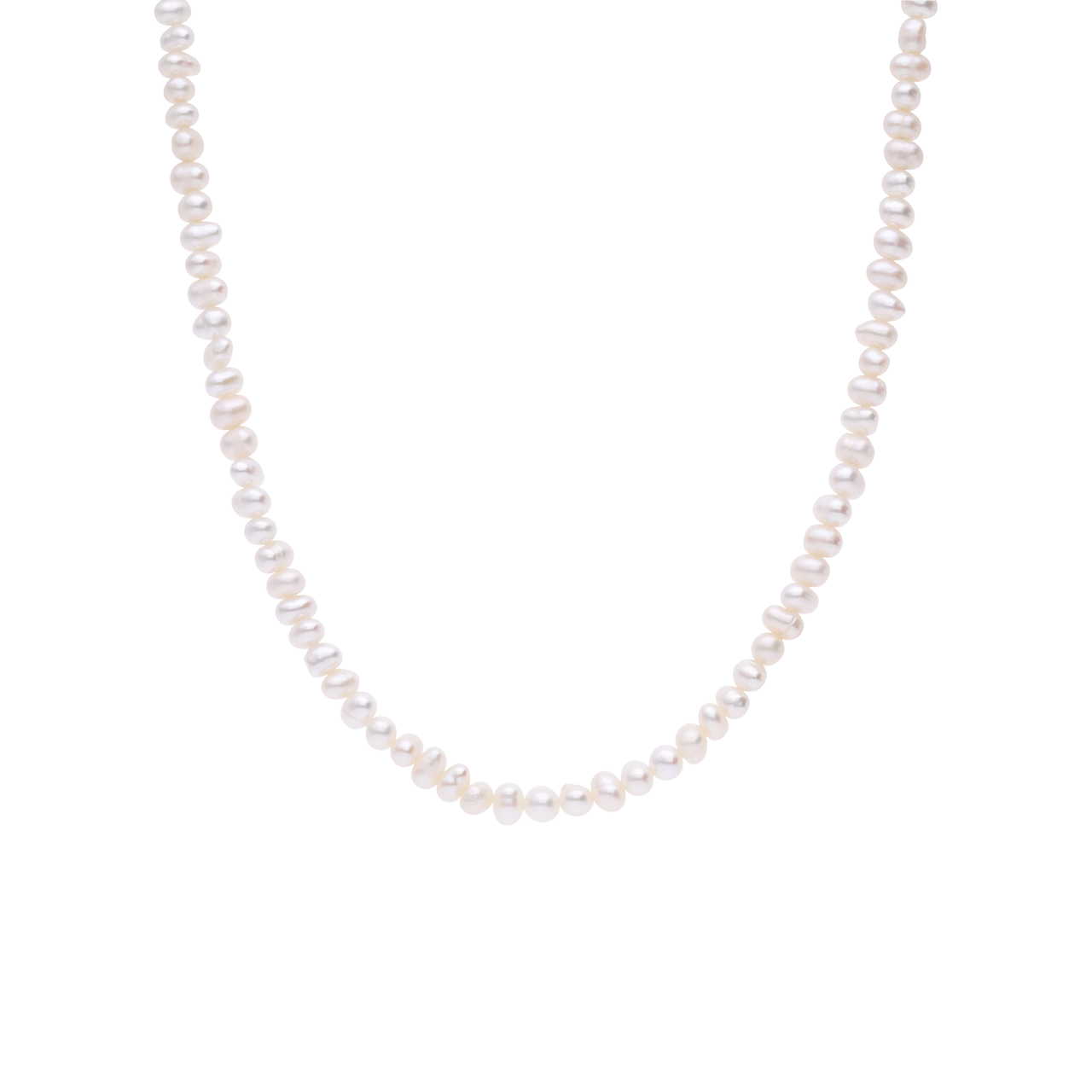 Zilveren parelketting met parel voor dames