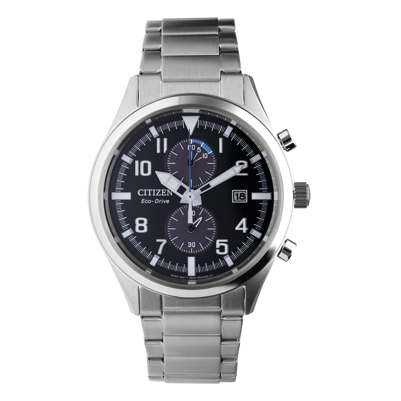 Citizen Solar Herrenarmbanduhr aus Stahl CA7028-81E