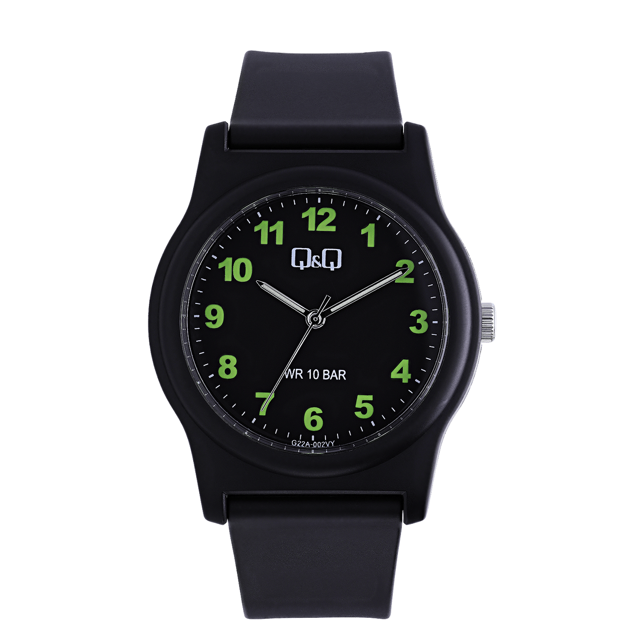 Q&Q Herrenuhr mit Gummi-Armband G22A-002VY