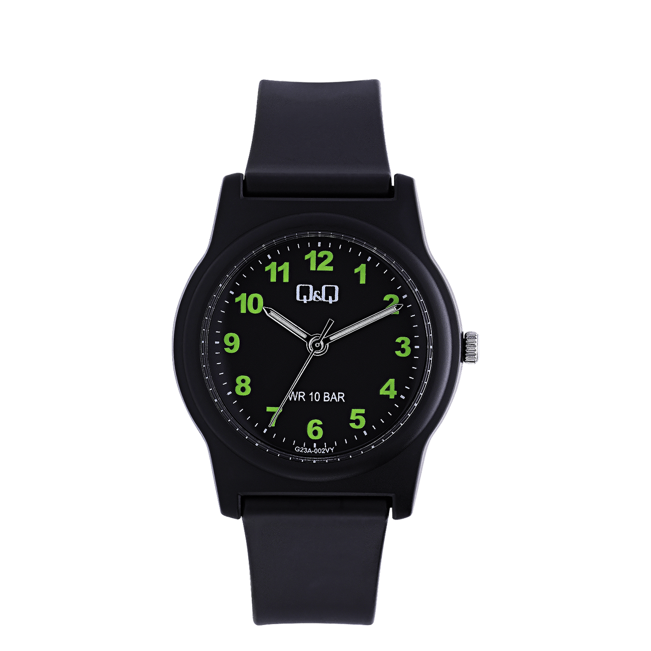 Q&Q Herrenuhr mit Gummi-Armband G23A-002VY