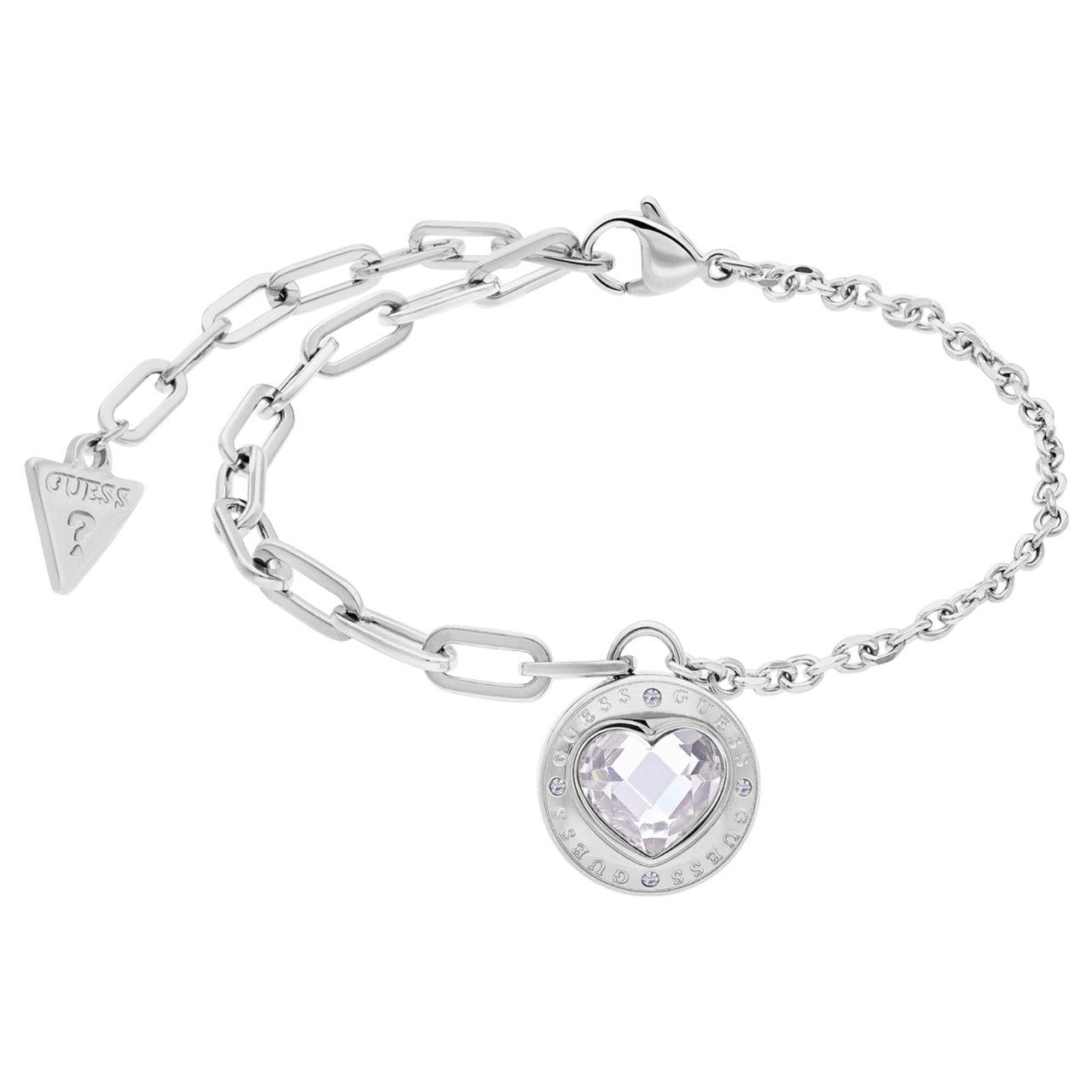 Guess Armband aus Edelstahl, ROLLING HEARTS