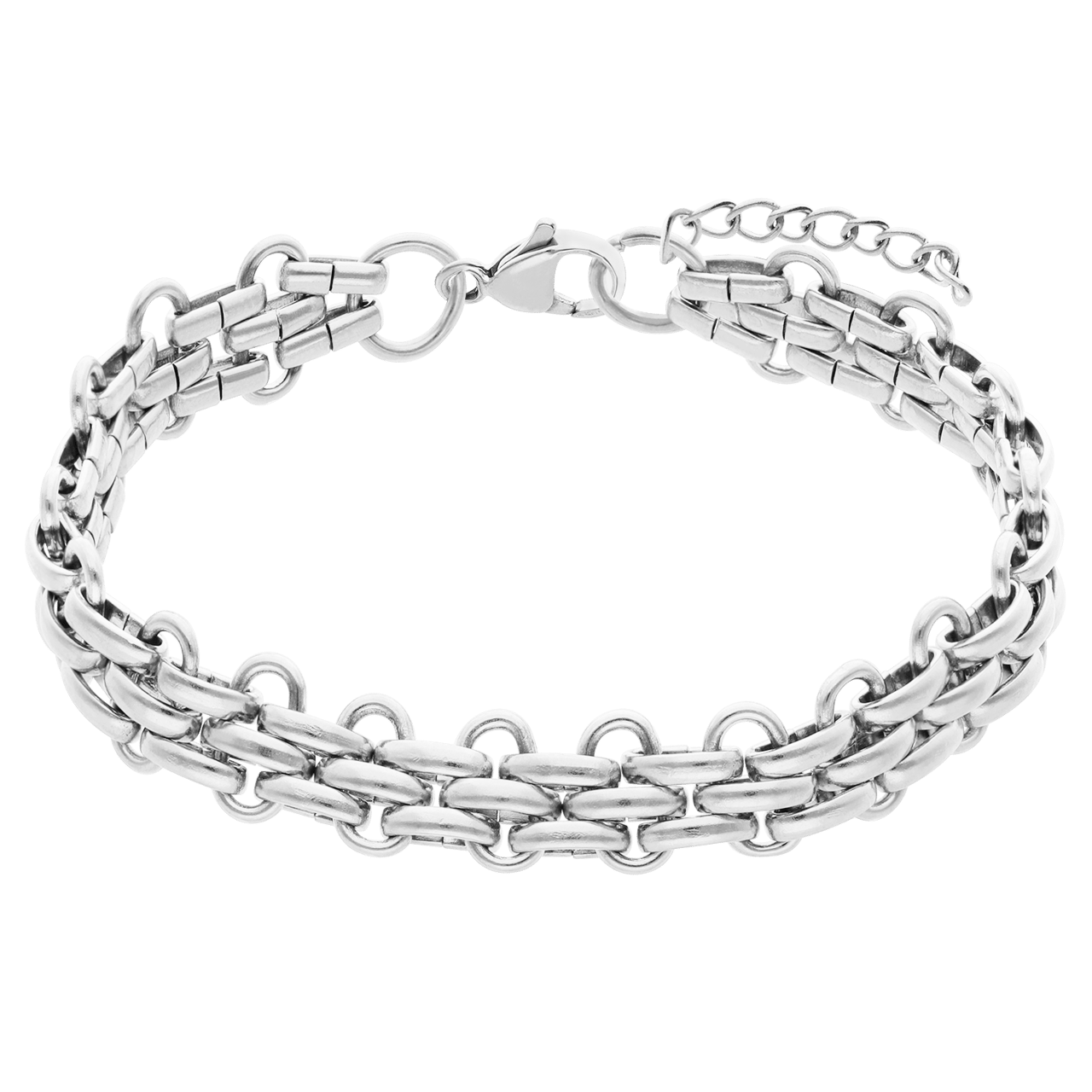 Stainless steel armband breed multi