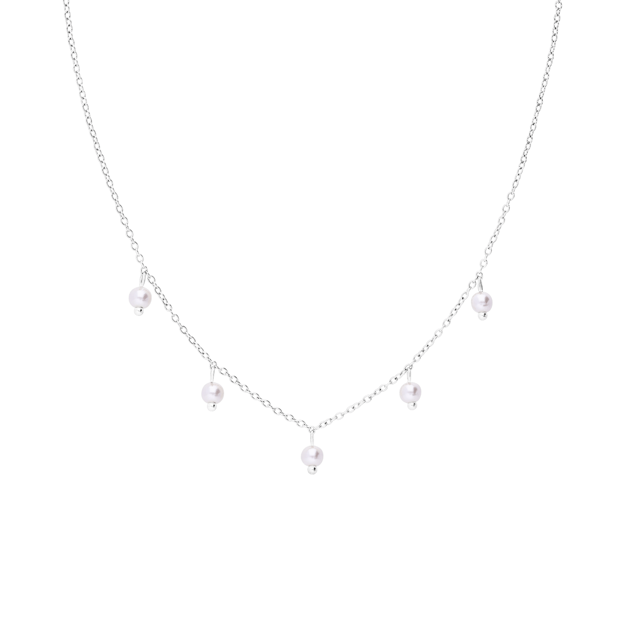 Myla stainless steel ketting met parels voor dames