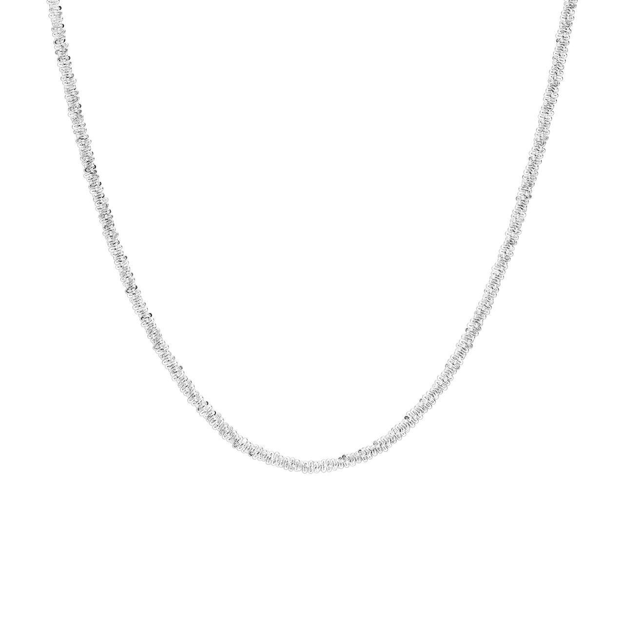 Myla stainless steel ketting met schakel gedraaid voor dames