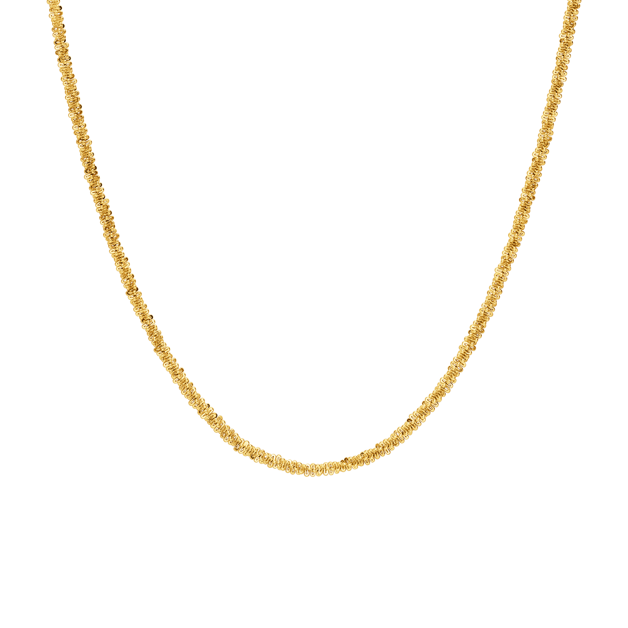 Stalen goldplated ketting voor dames