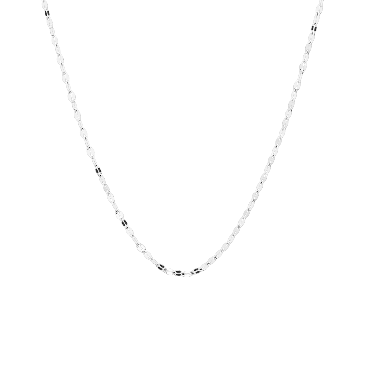 Halskette aus Edelstahl mit Glied