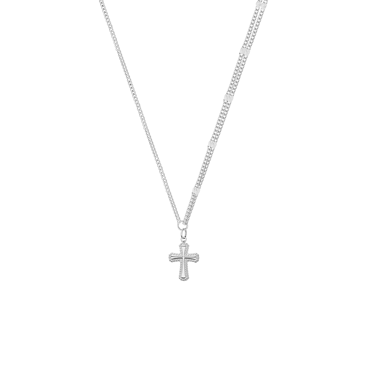 Myla stainless steel ketting met kruis voor dames