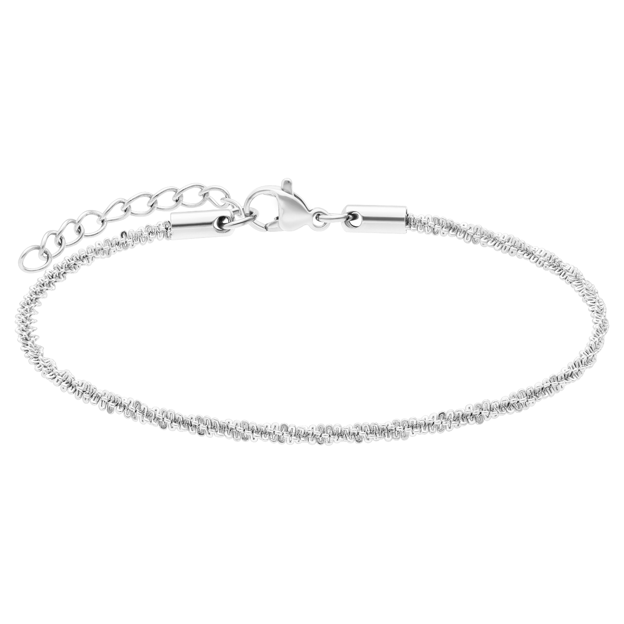 Stalen armband gedraaid
