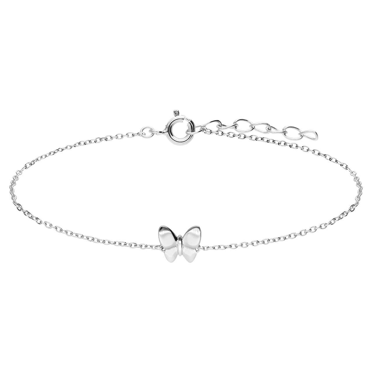 Armband aus 925er Silber, Schmetterling