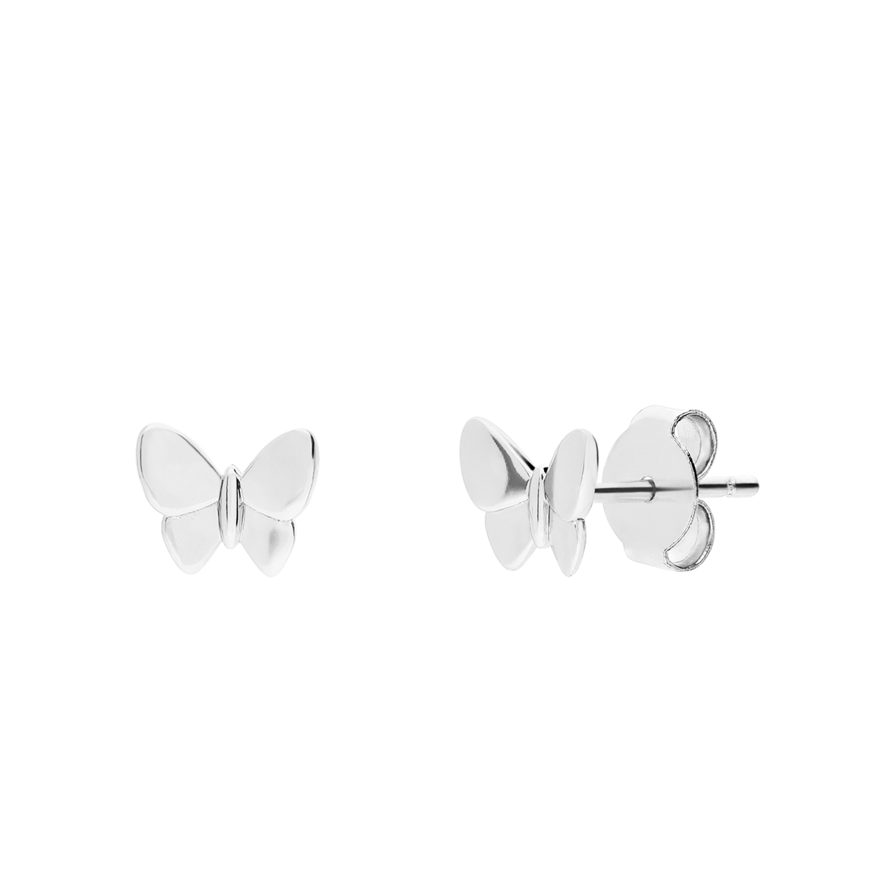Ohrstecker aus 925 Silber, Schmetterling